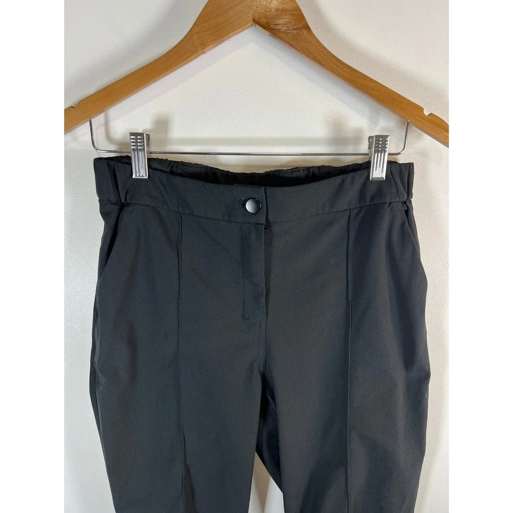 Lululemon Lab‎ Black Tapered Jogger Pants Size 29 Elastic Cuff Commuter Travel